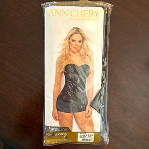 Ann cherry Latex Waist Trainer Black NWT size 2X